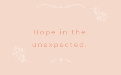 The unexpected