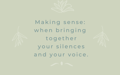 Silences & voice