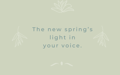The new spring