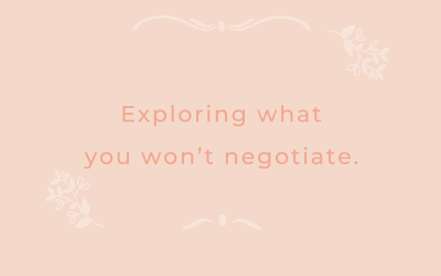 Not negotiable