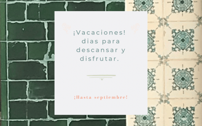 Holidays! See you in September