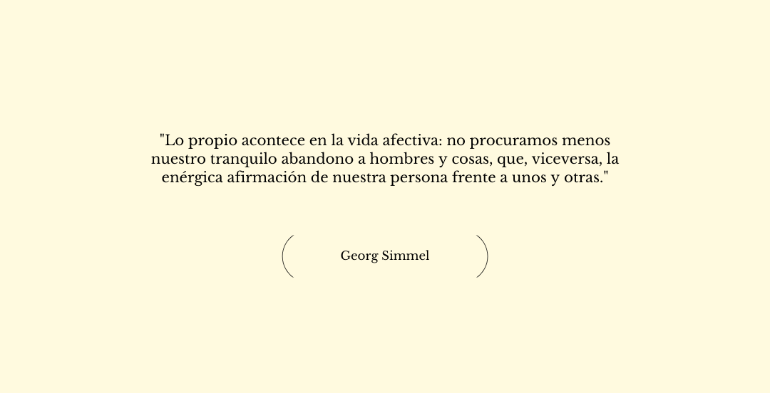 «Lo propio acontece…»
