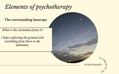 Elements of psychotherapy…