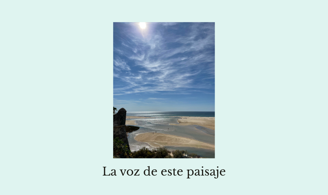 La voz de este paisaje…