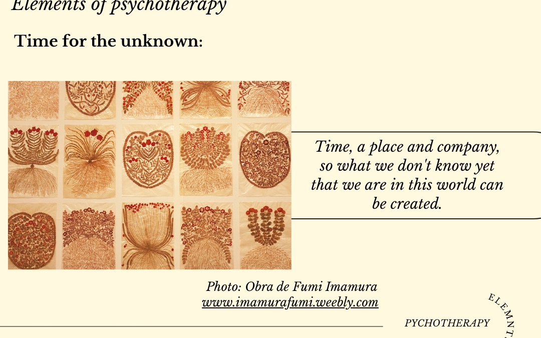 Elements of psychotherapy…