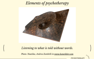 Elements of psychotherapy…