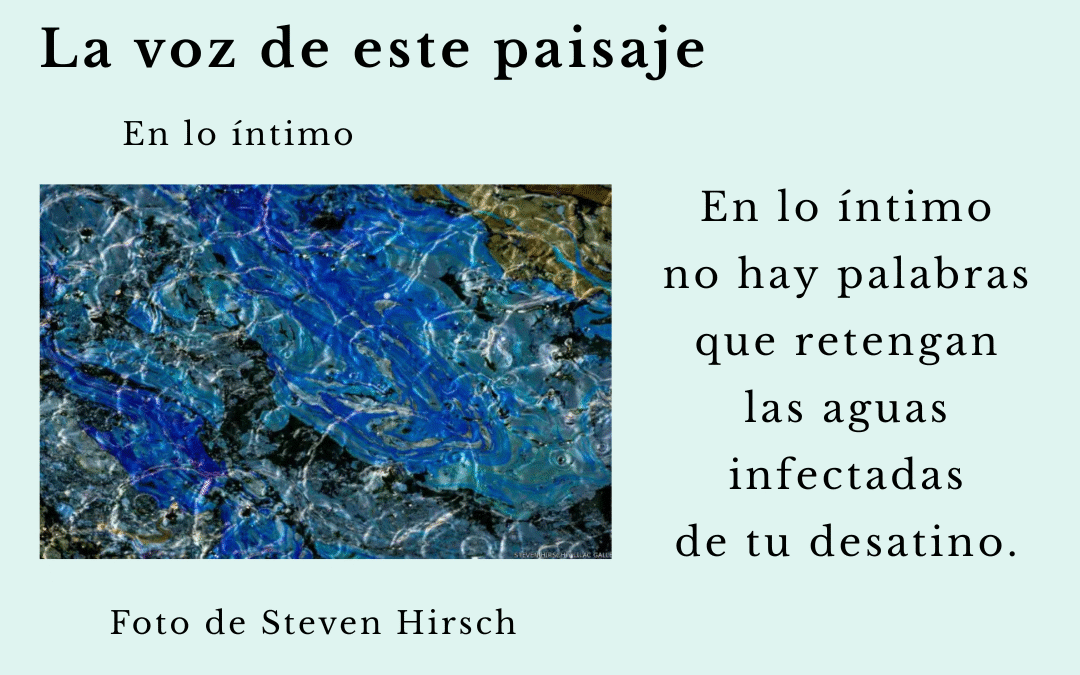 La voz de este paisaje…