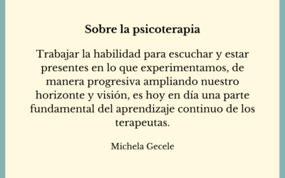 Sobre la psicoterapia…