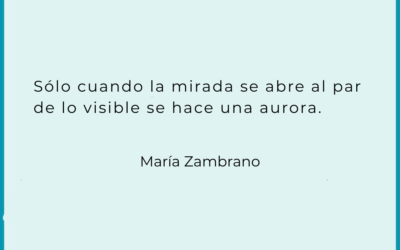 Solo cuando la mirada…