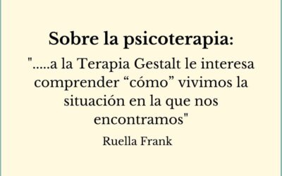 Sobre la psicoterapia…